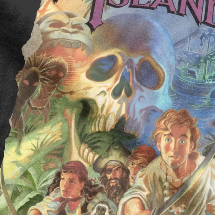 Créatif le Secret de l'île des singes T-Shirt hommes col rond 100% coton t-shirts à manches courtes