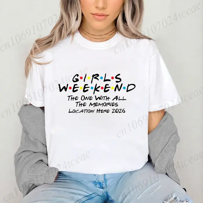 T-shirt pour filles pour le week-end