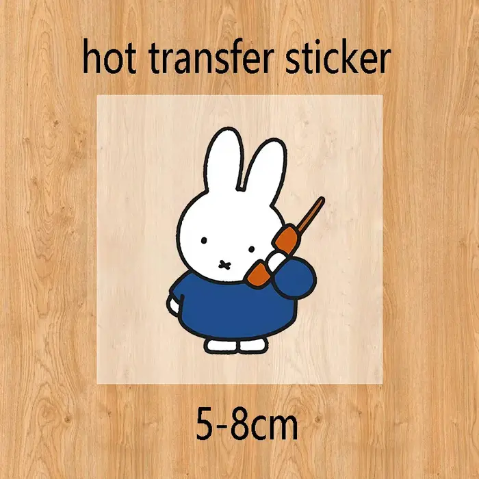 T-shirt Miffys à manches courtes, pull-over, t-shirts colorés avec dessin de lapin, vêtements décont