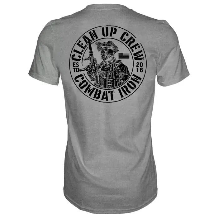 T-shirt pour homme Clean Up Crew Operator Skull