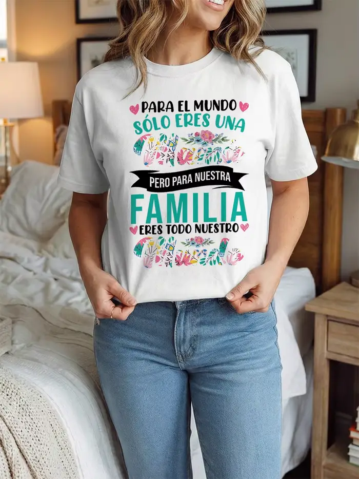 T-shirt graphique pour la fête des mères espagnole