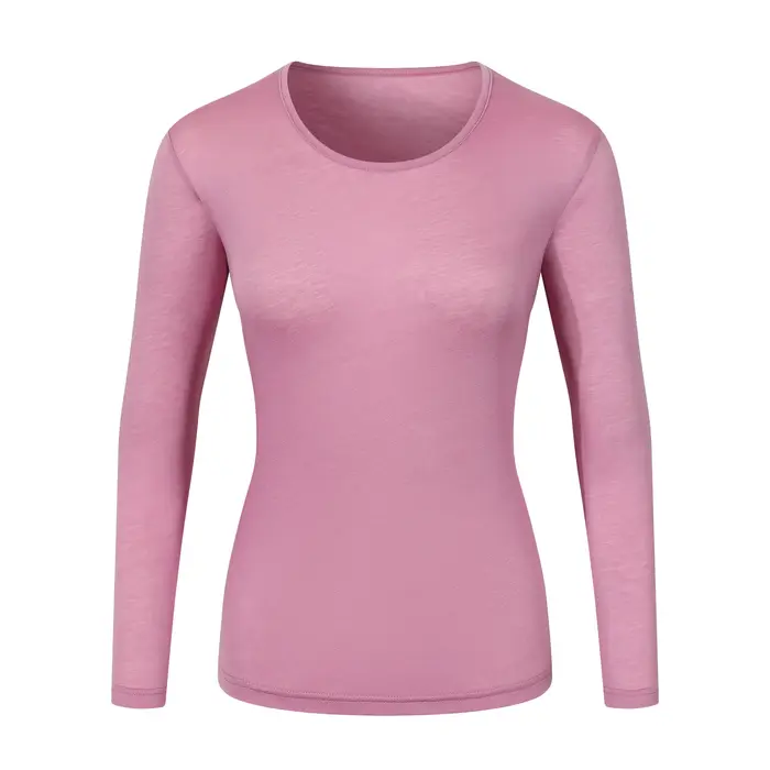 T-shirt en laine mérinos 100% pour femme, sous-vêtement thermique léger en laine mérinos 150G, confo