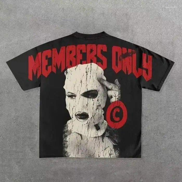 T-shirt de styliste Y2K Hip Hop pour hommes et femmes