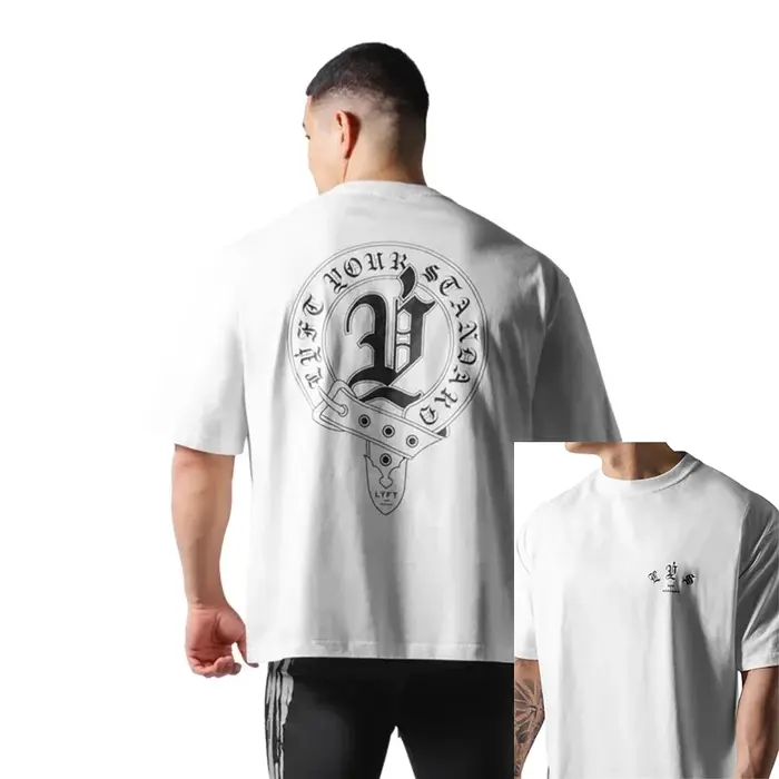 CircFT-T-Shirt à Manches Courtes en Coton pour Homme, Vêtement de dehors, de Course, d'Entraînement,