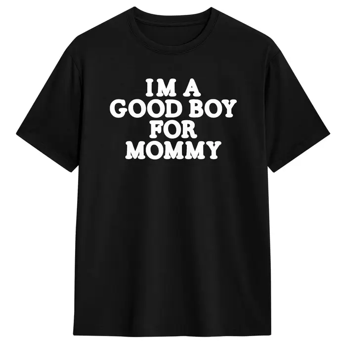 T-shirt I'm A Good Boy for Mommy pour hommes, t-shirts fantaisie en coton, col rond, manches courtes