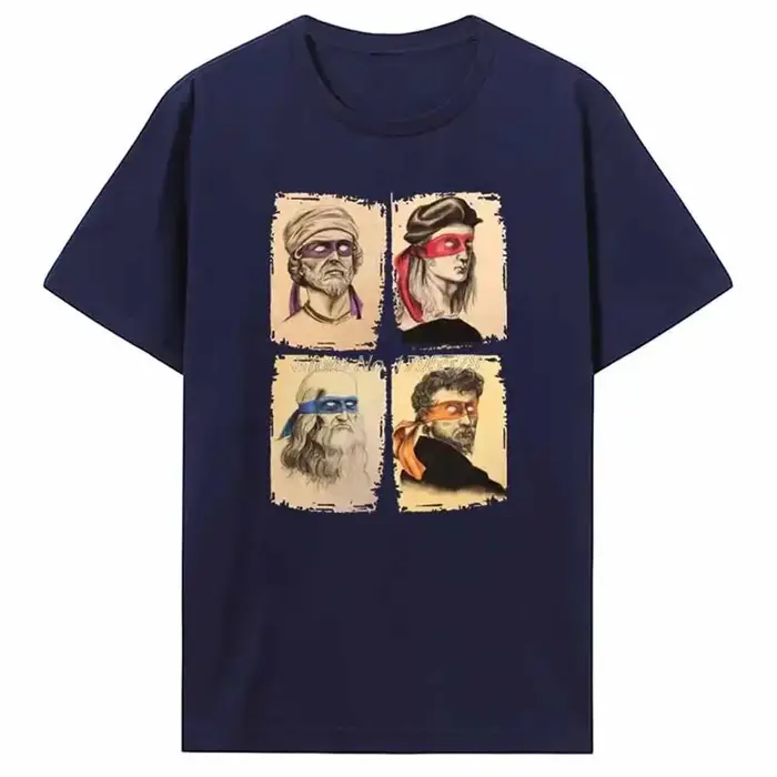 Science tortues T-Shirt hommes Mutant Ninja à manches courtes Humor