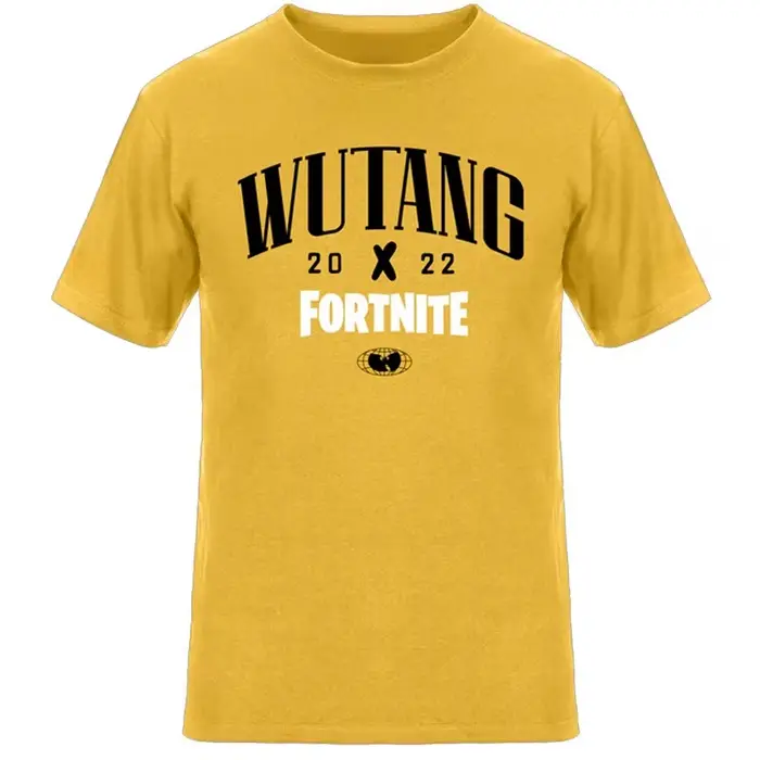 T-shirt décontracté du groupe de rap légendaire Wu-Tang Clan