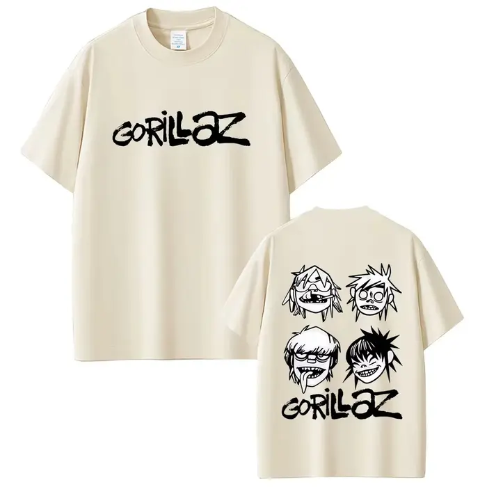 T-shirt de la groupe de rock Gorillaz