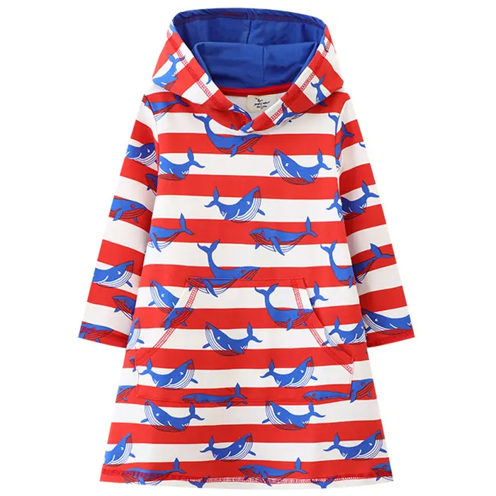T-Shirt à capuche à manches longues pour filles