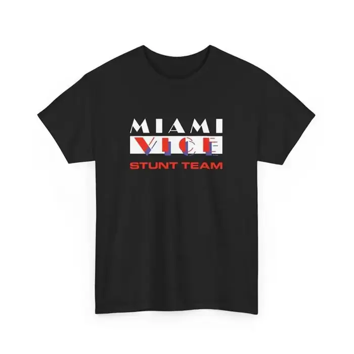 T-shirt de l'équipe Miami Vice Stunt, le gars d'automne