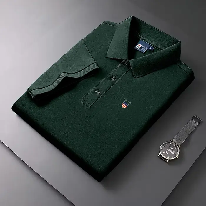 Nouvelle Collection Été 2026 – Polo Homme Anti-boulochage en Maille à Manches Courtes – Style Décontracté et Professionnel Amincissant