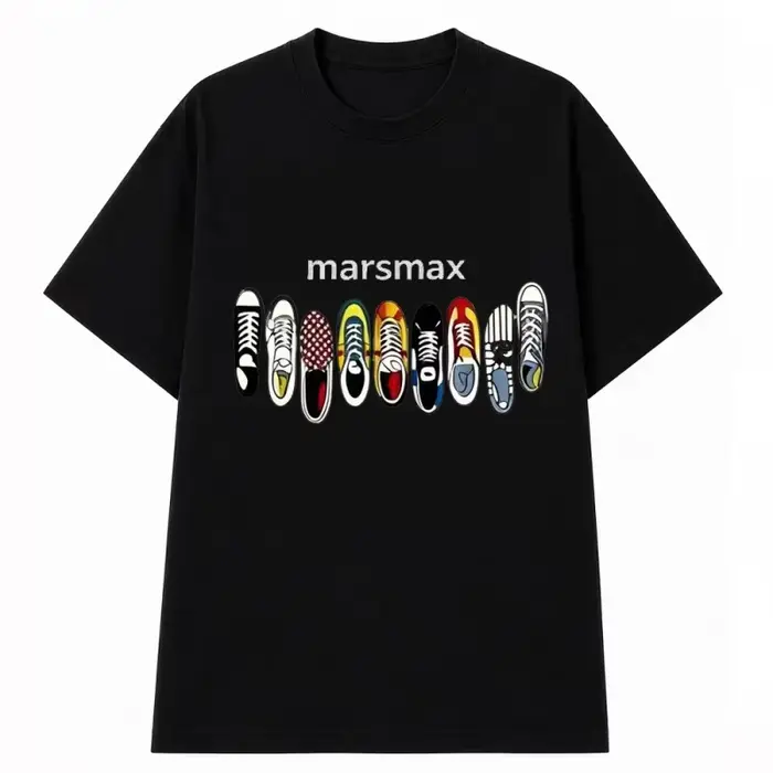 T-shirt tendance pour homme en coton 100% Mars Max Print