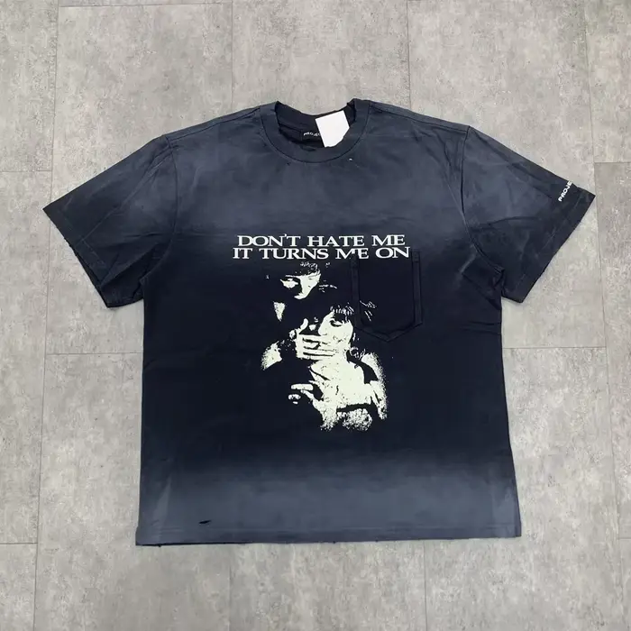 Yao mode marque de luxe Streetwear t-shirt hauts Vintage rétro ample hommes vêtements Grophics était