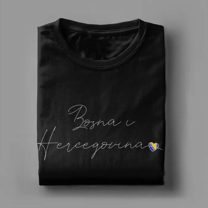 T-shirts avec drapeau de la Bosnie-Herzégovine pour hommes