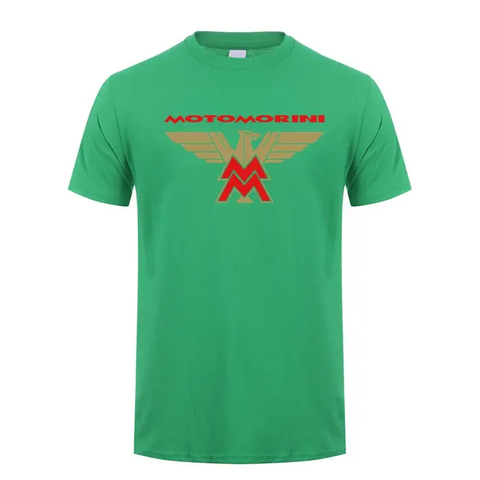 Moto Morini t-shirt été hommes coton à manches courtes T-shirts Moto motard classique rétro course L
