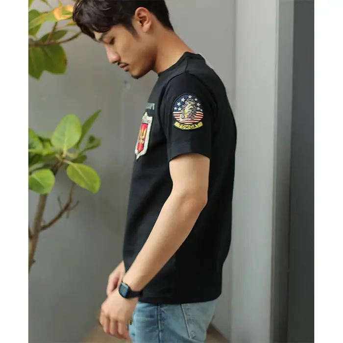 Top Gun O cou militaire pilote de l'armée de l'air Patch femme homme T-shirt WAPPEN BADGES été
