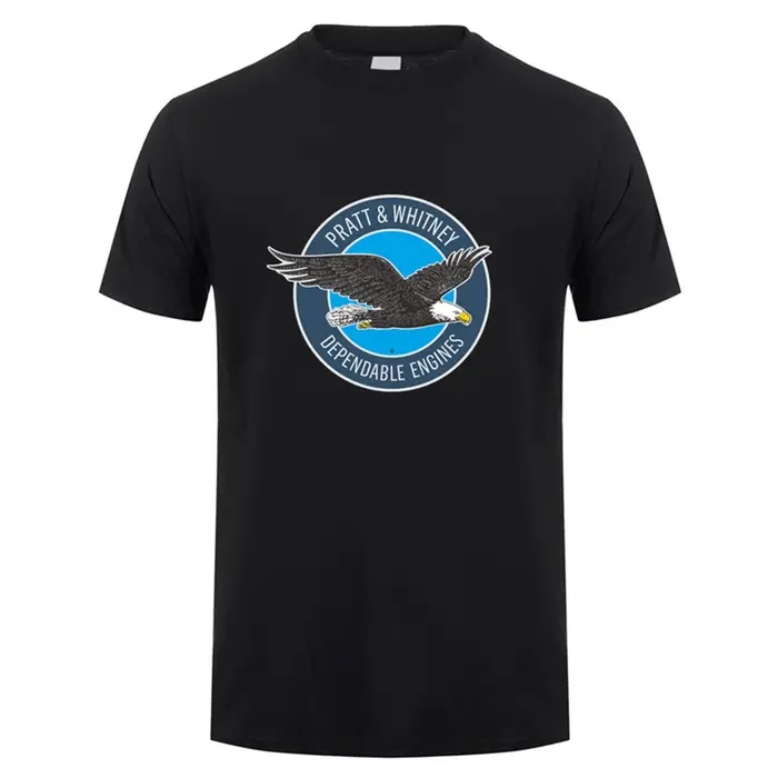 Nouveau Pratt & Whitney Hommes T Shirt D'été À Manches Courtes En Coton Tee Shirts Y-pour Homme Femmes LH-557