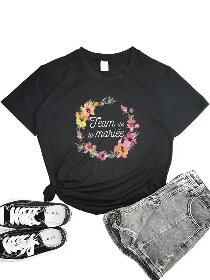 T-shirt Team Bride pour Femme