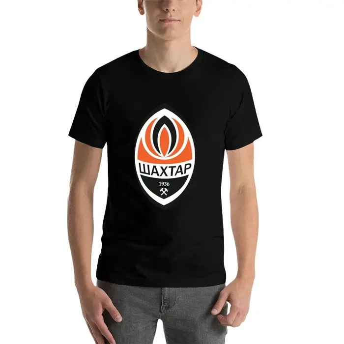 T-shirt avec logo de l'équipe de football ukrainienne FC Shakhtar Donetsk
