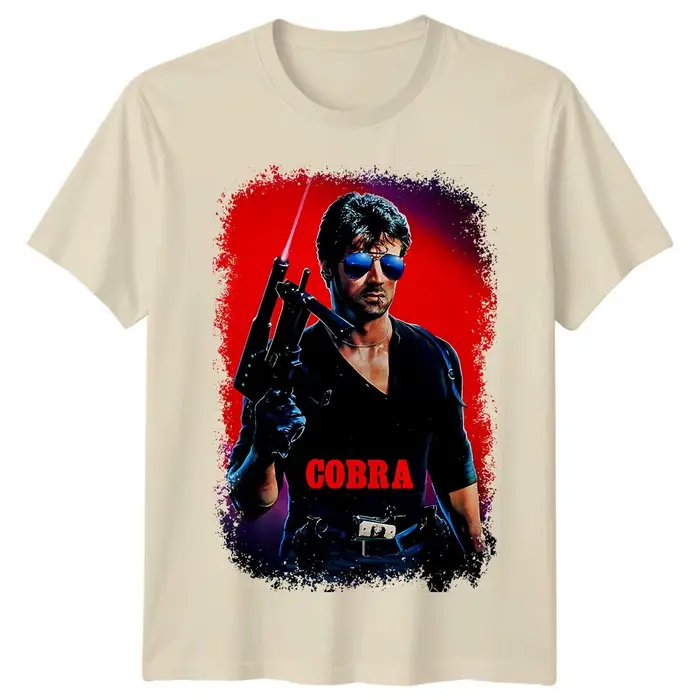 T-shirt Cobra 1986 rétro pour hommes et femmes