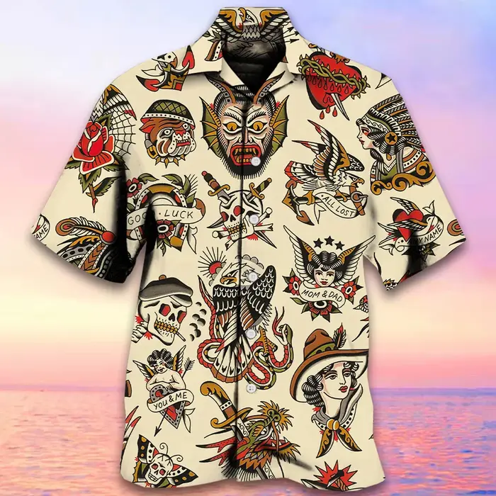 Chemise rétro pour hommes