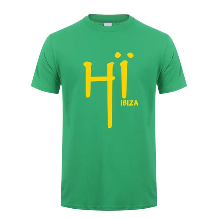Hi Ibiza T Shirt été hommes coton manches courtes Hi Ibiza t-shirts cadeau homme Tee-LH-548