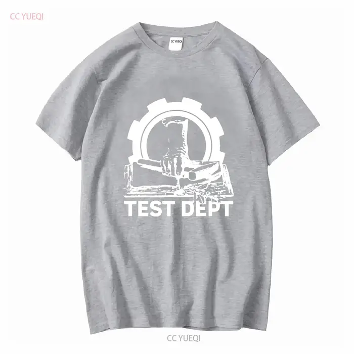 T-shirt Test DepT Industrial Laibach Throbbing Gristle Coil Psychic Tv