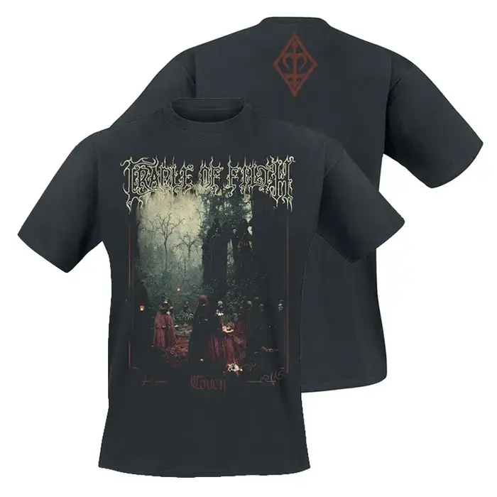 T-shirt à manches courtes 2026 Cradle of Filth Band's Extreme Gothic Black Metal Rock Dark American