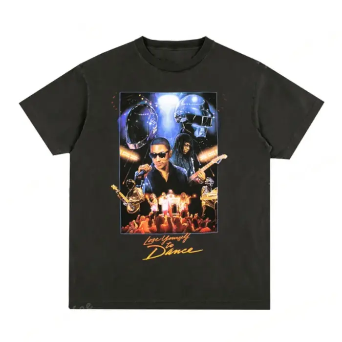 Nouveau T-shirt d'été Daft Punk 2026 pour homme