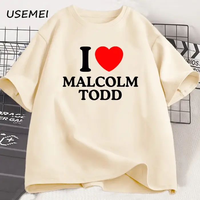 T-shirt unisexe I Love Malcolm Todd