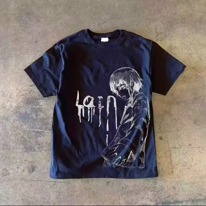 T-shirt imprimé tendance à manches courtes pour hommes et femmes
