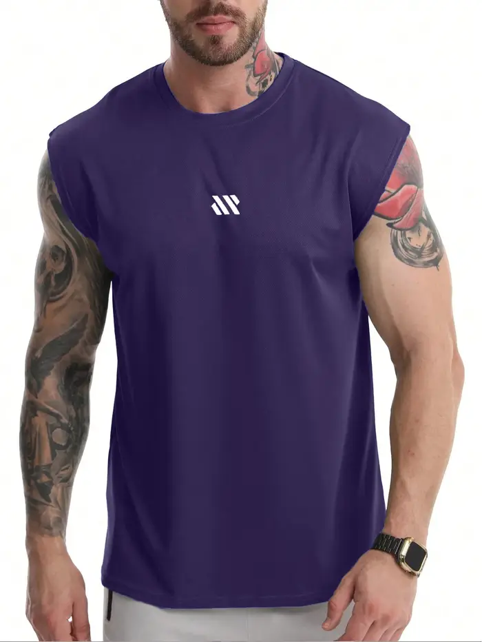 T-shirt d'été sans manches pour hommes