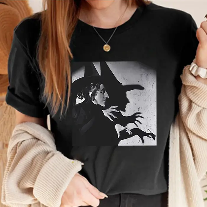 Mèche sorcière de l'ouest t-shirt Vintage assistant