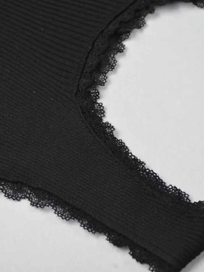 Débardeur sexy à lacets pour femmes