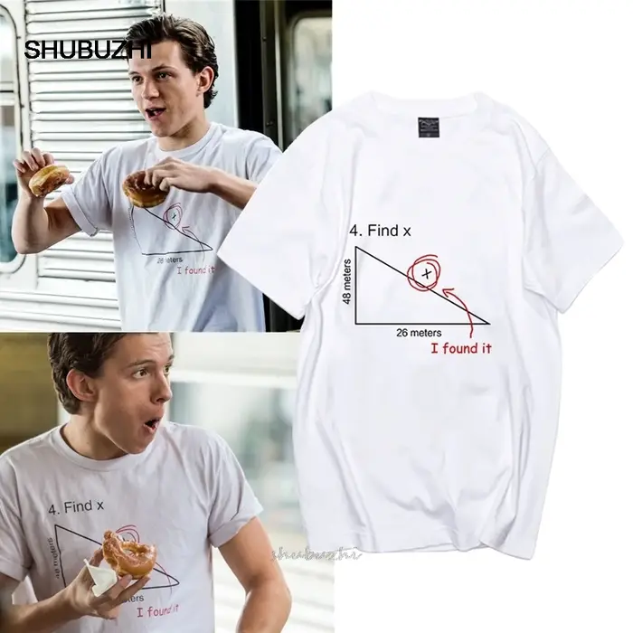 Tom Holland – t-shirt décontracté en coton, Streetwear Cool, à la mode, 2 pièces, Far From Home, retour à la maison, Find X