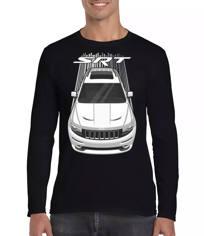 Grand TraffSRT-T-shirt noir brillant à manches courtes pour homme