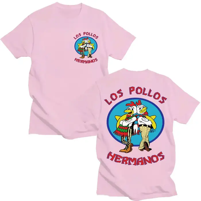 T-shirts de la série télévisée Breaking Bad Los Pollos Hermanos, T-shirt drôle des frères poulets po