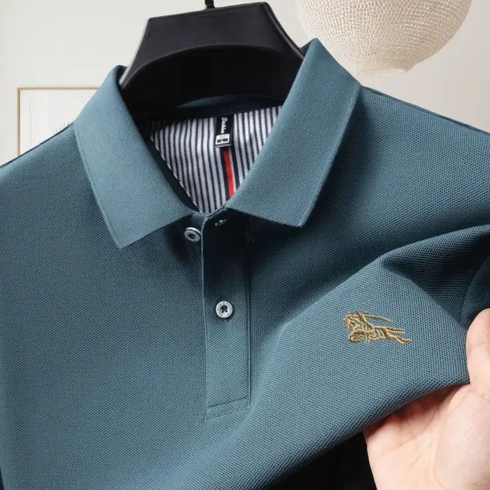 Polo pour homme, en pur coton