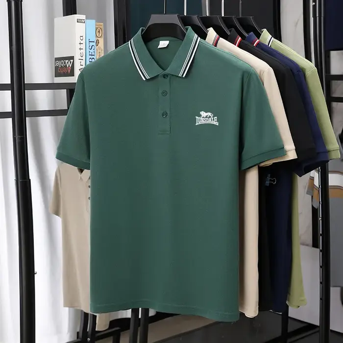 Polo brodé pour homme EUR