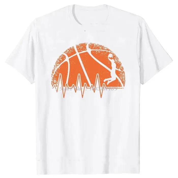 Hommes vêtements basket-ball battement de coeur t-shirt
