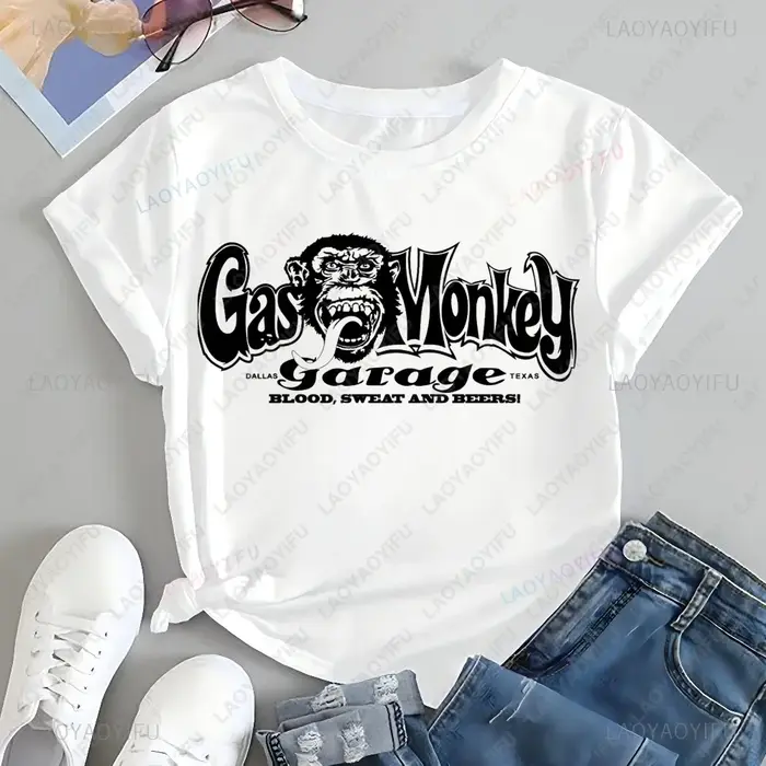 T-shirt imprimé Gas Monkey Garage