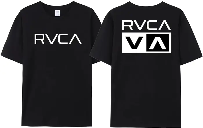 T-shirt RVCA 100% coton pour hommes et femmes