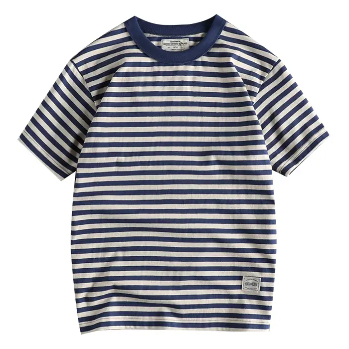 T-shirt rayé vintage pour homme