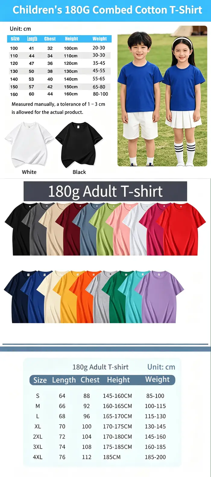 T-shirt à manches courtes d'été