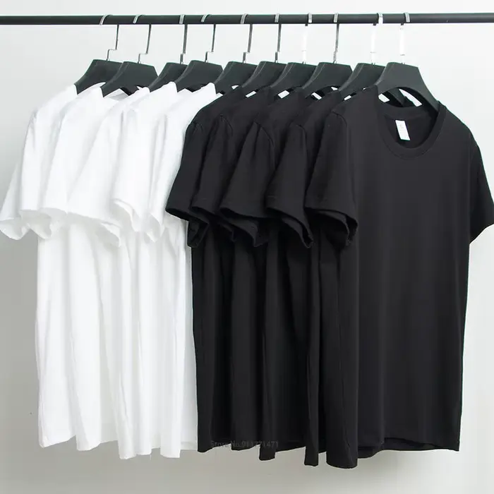 Nouveau t-shirt hauts noirs pour hommes Design