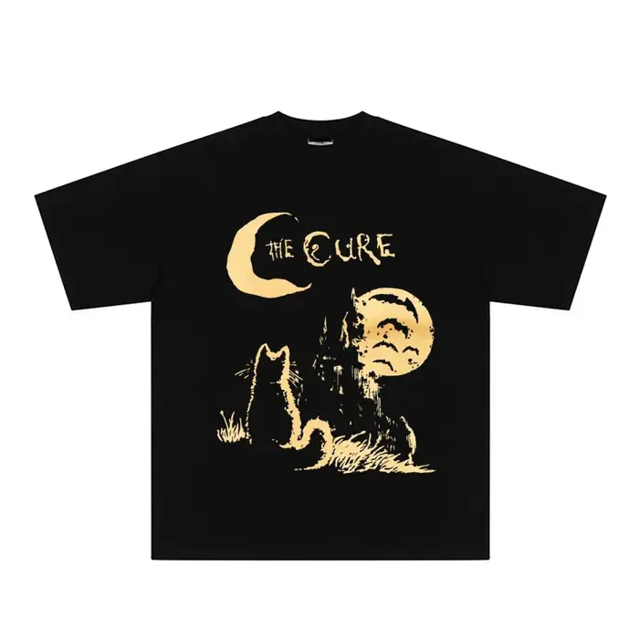 T-shirt imprimé du groupe de rock britannique The Cure