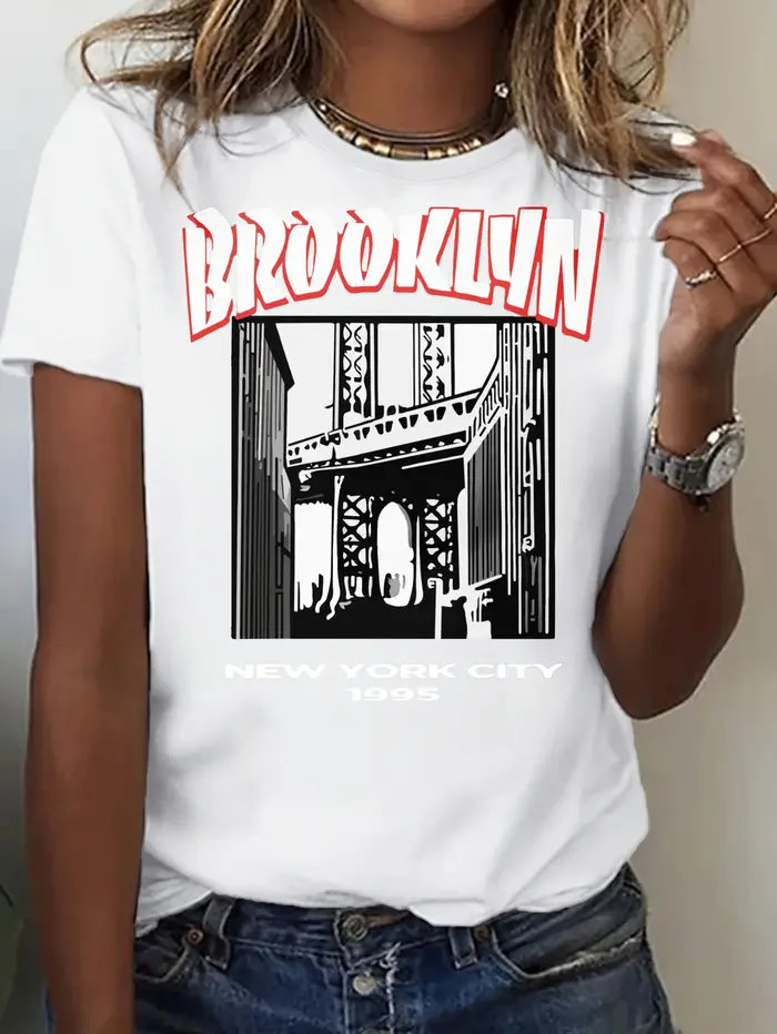 Nouveau T-shirt d'été pour femme