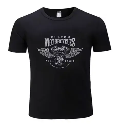 T-shirt pour hommes, motos