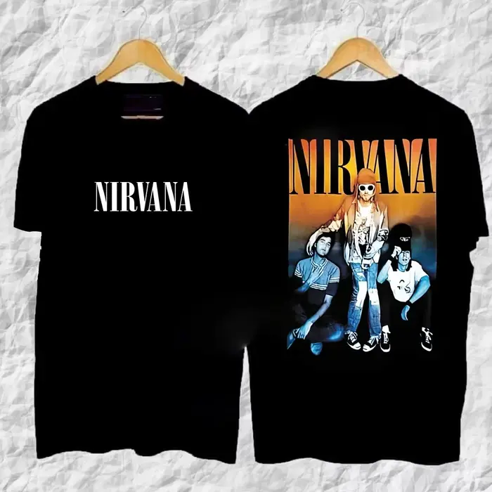 T-shirt unisexe en coton Y2K à col rond et manches courtes