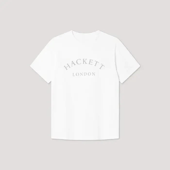 Hackett 2025 été coton t-shirt marque européenne hommes classique ajustement boîte Logo imprimé ample à manches courtes